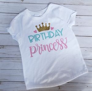 Birthday princess children's shirt
